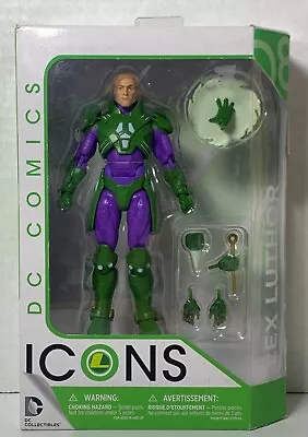 Buy DC Comics Icons 6  Lex Luthor Action Figure NEW IN SEALED BOX Batman Superman • 15.99£