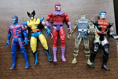Buy X-men Action Figure Bundle Marvel Toybiz 1990s Wolverine, Magneto, Iceman Etc • 19.99£