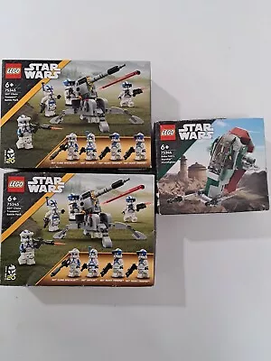 Buy Lego Star Wars Bundle New In Box Unopened X3 • 35£