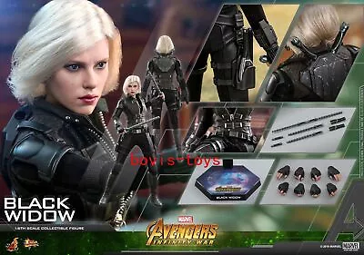 Buy New Hot Toys MMS460 Avengers Infinity War Black Widow 1/6 Collector's Figure • 198.59£