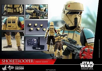 Buy Hot Toys Star Wars Shoretrooper Squad Leader 1:6 Figure MMS592 Rogue One  • 149.99£