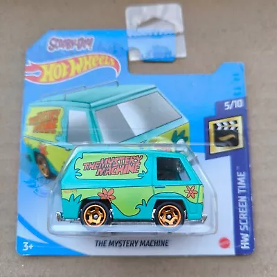 Buy 2021 Hot Wheels Hotwheels HW SCREEN TIME THE MYSTERY MACHINE SCOOBY-DOO 5/10 • 15.59£