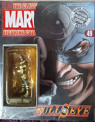 Buy Eaglemoss Classic Marvel Figurine Collection Bullseye (Daredevil) + Magazine • 4£