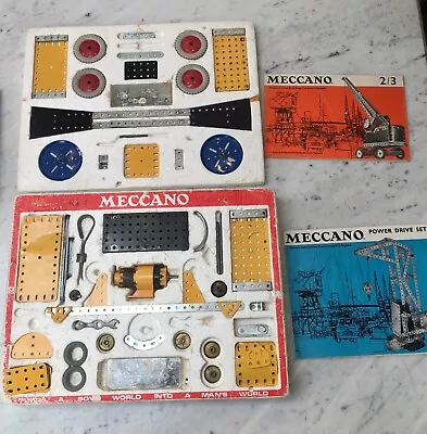 Buy Vintage Meccano Power Drive Sets X 2. Booklet 2/3. Job Lot. • 32£