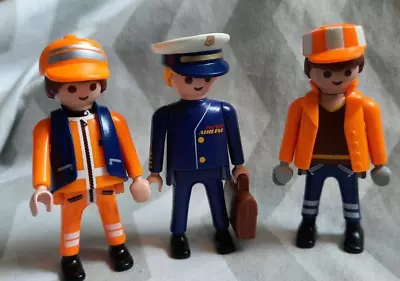 Buy Playmobil Spares Airport Staff Inc Pilot ( Combined Postage Available) 729 • 3.99£