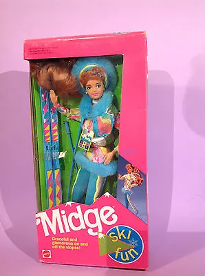 Buy 1990 Barbie - Midge Ski Fun Nrfb Ref.7513 • 151.75£