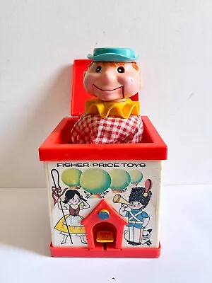 Buy Fisher Price Vintage Jack In The Box Puppet 1970 Full Working Order • 12.95£