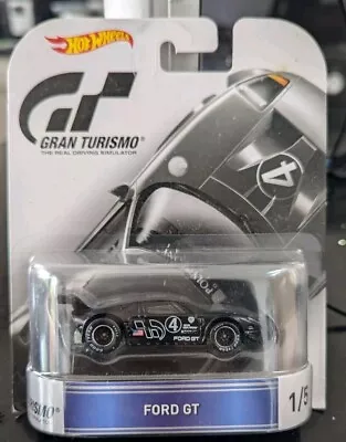 Buy Hot Wheels Ford GT Gran Turismo 1/5 Retro Entertainment 2016 Set • 32.99£