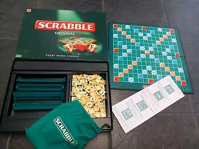 Buy Scrabble Original By Mattel Games Vintage 2003 Version - (10yrs+) ~ Complete  • 9£