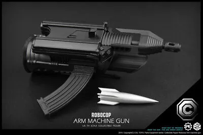 Buy CGL TOYS PE01 Arm Machine Gun For Custom Hot Toys Robocop 1/6 Collectible Figure • 47.03£