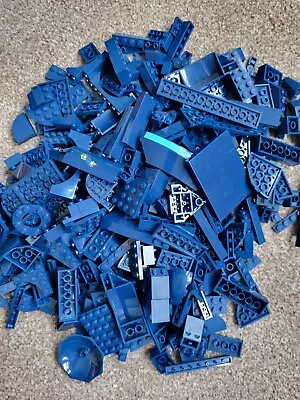 Buy 500g 1/2KG Dark Blue Lego Genuine Mixed Bricks/Tiles, Parts Joblot Friends • 9.99£