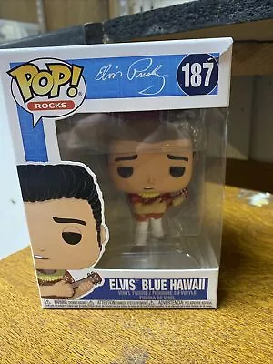 Buy Funko Elvis Blue Hawaii #187 Funko Pop! Rocks • 19.99£