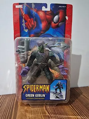 Buy Rare Spider-Man GREEN GOBLIN Action Figure 2004 Marvel Toybiz Sealed • 49.99£