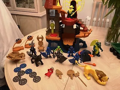 Buy Fisher Price Imaginext Wizard Tower Castle Playset  Dragon  Knights Lions Den • 35£