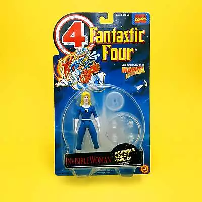 Buy FANTASTIC FOUR ☆ INVISIBLE WOMAN MARVEL Figure ☆ MOC Sealed Carded Toybiz 90s • 24.99£