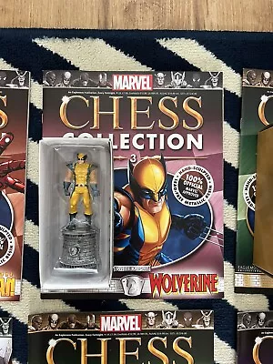 Buy Marvel Chess Collection Issue 3 Wolverine Eaglemoss Figurine Figure + Magazine • 7.99£