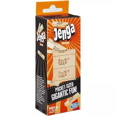 Buy Classic Jenga Game From Hasbro Stacking Wooden Block Game New • 15.99£