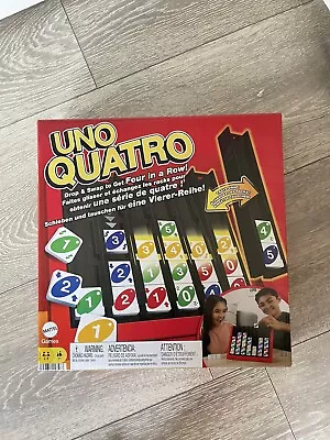 Buy Mattel Games UNO Quatro, Family Board Game Tile Game HPF82 • 11£
