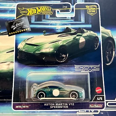 Buy HOT WHEELS Premium Aston Martin V12 Speedster Car Culture 1:64 COMBINE POST • 5.99£