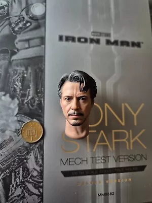 Buy Hot Toys Iron Man Tony Stark Mech Test DELUXE MMS582 Head Sculpt 1/6th Scale • 74.99£