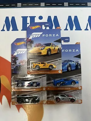 Buy Hot Wheels Forza Full Set Of 5 Porsche BMW Jagura Bugatti Alfa Romeo • 24.99£