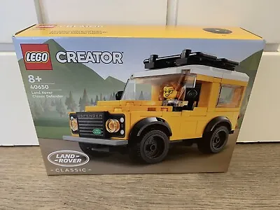 Buy LEGO CREATOR 40650 Land Rover Classic Defender - Brand New Sealed Set • 17.95£