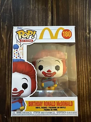 Buy Funko POP! Ad Icons: McDonalds - Birthday Ronald McDonald - McDonald's - Collect • 0.99£
