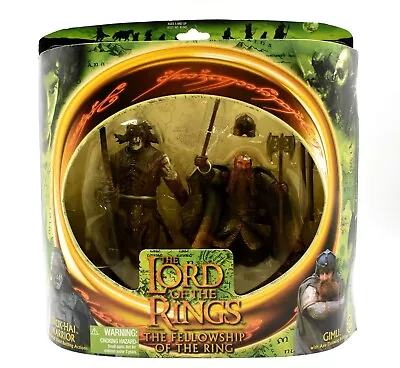 Buy Lord Of The Rings Fellowship Of The Ring - Uruk-Hai Warrior & Gimli 2-Pack • 34.99£