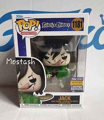 Buy Funko Pop Black Clover Jack The Ripper #1181 WinterCon 2022 Limited Edition Excl • 17.99£