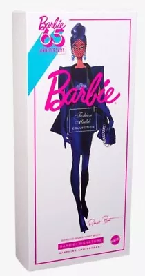 Buy Barbie Signature Sapphire 65th Anniversary Fashion Model PreOrder Gold Label • 226.78£