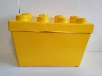 Buy Lego Yellow Storage Brick 8 Stud Container Box Large  Size Empty • 10.99£
