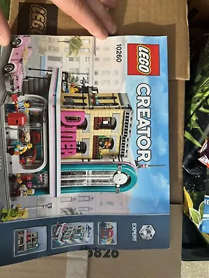 Buy Lego Creator Expert Downtown Diner Instructions  (10260) • 15£