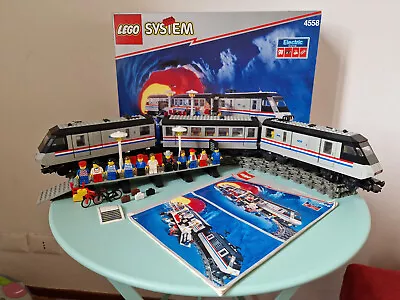 Buy Vintage LEGO System Train 9V 4558 Metroliner Set, Complete With Box N Instructio • 320.27£