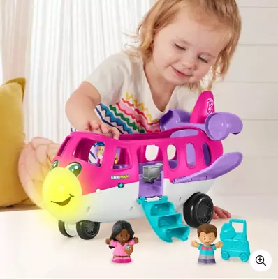 Buy Fisher-Price Little People Barbie Dream Plane, Girls Dolls Playset Toys Doll Set • 47.99£