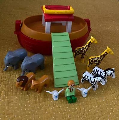 Buy PLAYMOBIL 1 2 3 My Take Along Noahs Ark (6765) In Complete • 9.95£