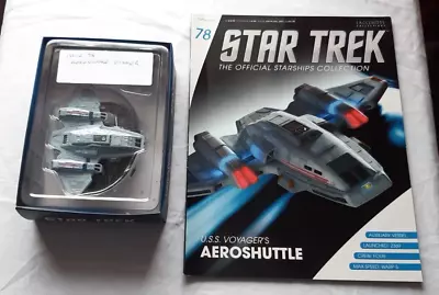 Buy New Eaglemoss Star Trek USS VOYAGER'S AEROSHUTTLE With Magazine Number 78 • 9.99£