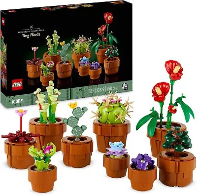 Buy LEGO 10329 Icons Tiny Plants Set, Artificial Flowers In 9 Buildable...  • 56.61£