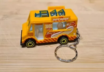 Buy 1/64 Diecast Model Car Keychain Keyring Quick Bite Fast Food Hot Dog • 7.99£