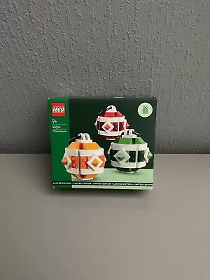 Buy LEGO 40604 Christmas Wintertime Decor Baubles Set *NEW SEALED Limited Edition • 10£