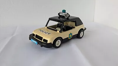 Buy Vintage Playmobil Police Car Black Beige Set 3149 Car Only 1976 Geobra • 11.99£
