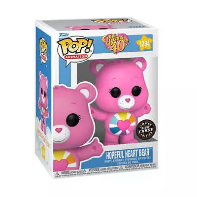 Buy Funko Pop! Care Bears 40th - Hopeful Heart Bear *Glow Chase* #1204 (Box Damage • 28.87£