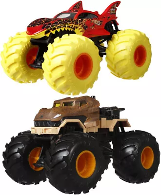 Buy HOT WHEELS MONSTER TRUCK 1:24 Best Gift For Your Kids (SOLD INDIVIDUALLY) • 14.99£