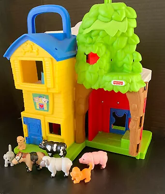 Buy Fisher Price Little People Animal Rescue Music Sounds Light Play Set Toy Animals • 9£