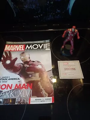 Buy Marvel Movie Collection 1:16 Iron Man Mark XLVI 14 Cm Figurine Figure Eaglemoss • 12£