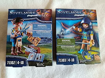 Buy Playmobil Novelmore Figures 2 Piece In Set 71303 71302 NEW • 5.57£