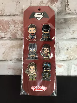 Buy Batman V Superman Hot Toy Cosbaby Enamel Pin Set - NEW • 35£