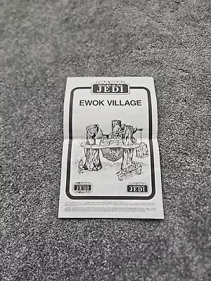 Buy Original Vintage Star Wars Ewok Village Instructions Leaflet Booklet Excellent • 29.95£