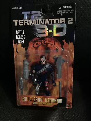 Buy T2 Terminator 2 3D Action Figure - Battle Ready Terminator Kenner • 26£