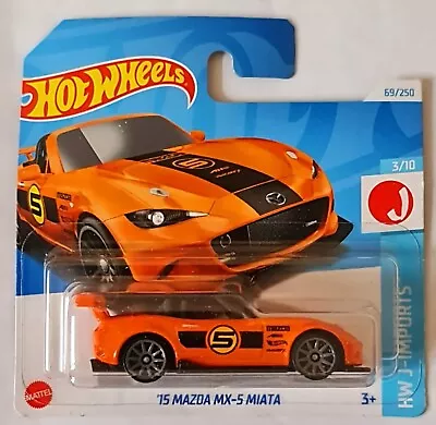 Buy Hot Wheels '15 Mazda MX-5 Miata. New Collectable Toy Model Car. HW J Imports. • 4£