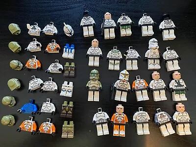Buy Lego Star Wars - Clone Trooper Minifigure Job Lot / Bundle - Torso, Legs, Helmet • 99.99£